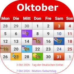 Deutsch Kalender 2026 图标