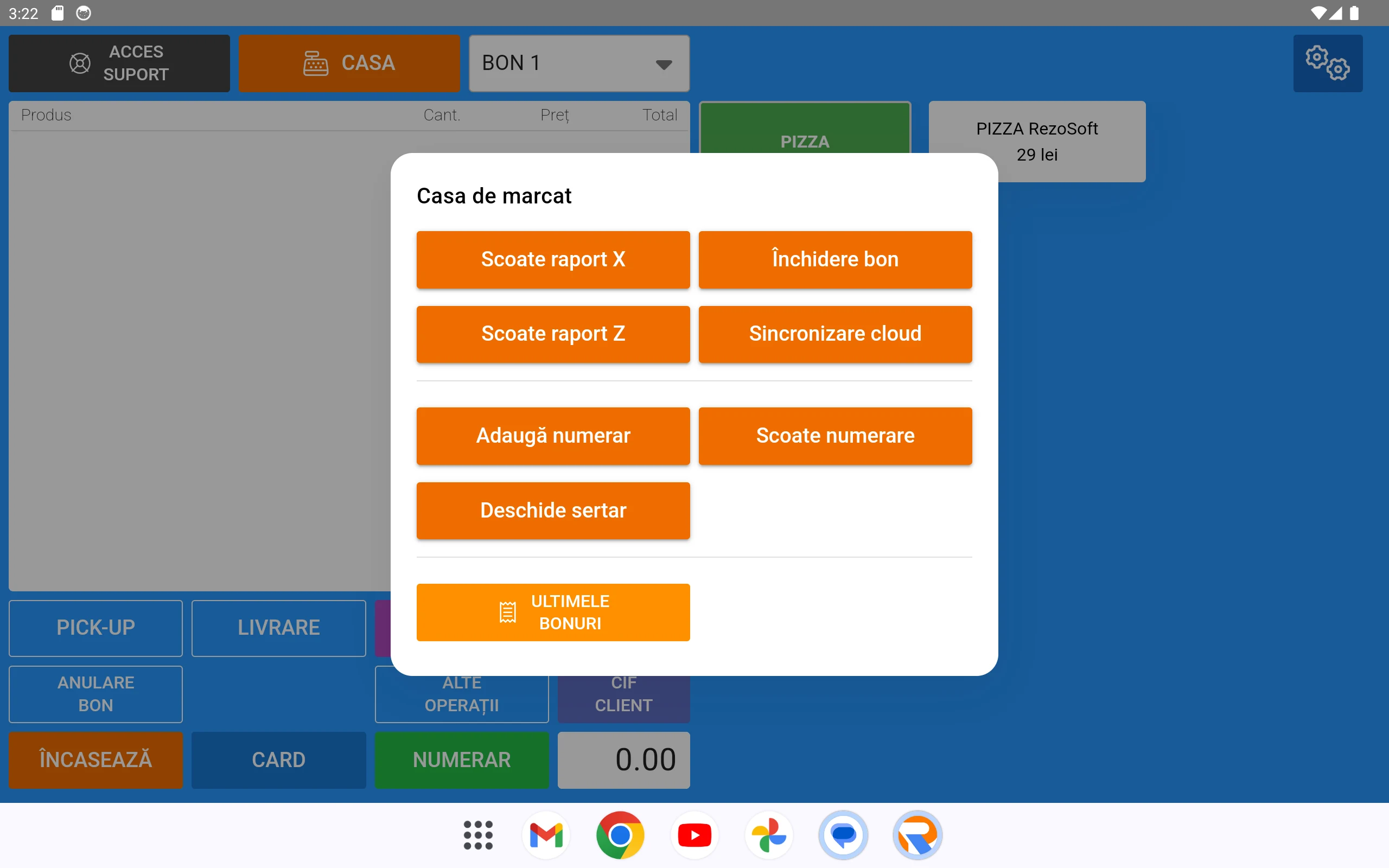 RezoSoft POS screenshot