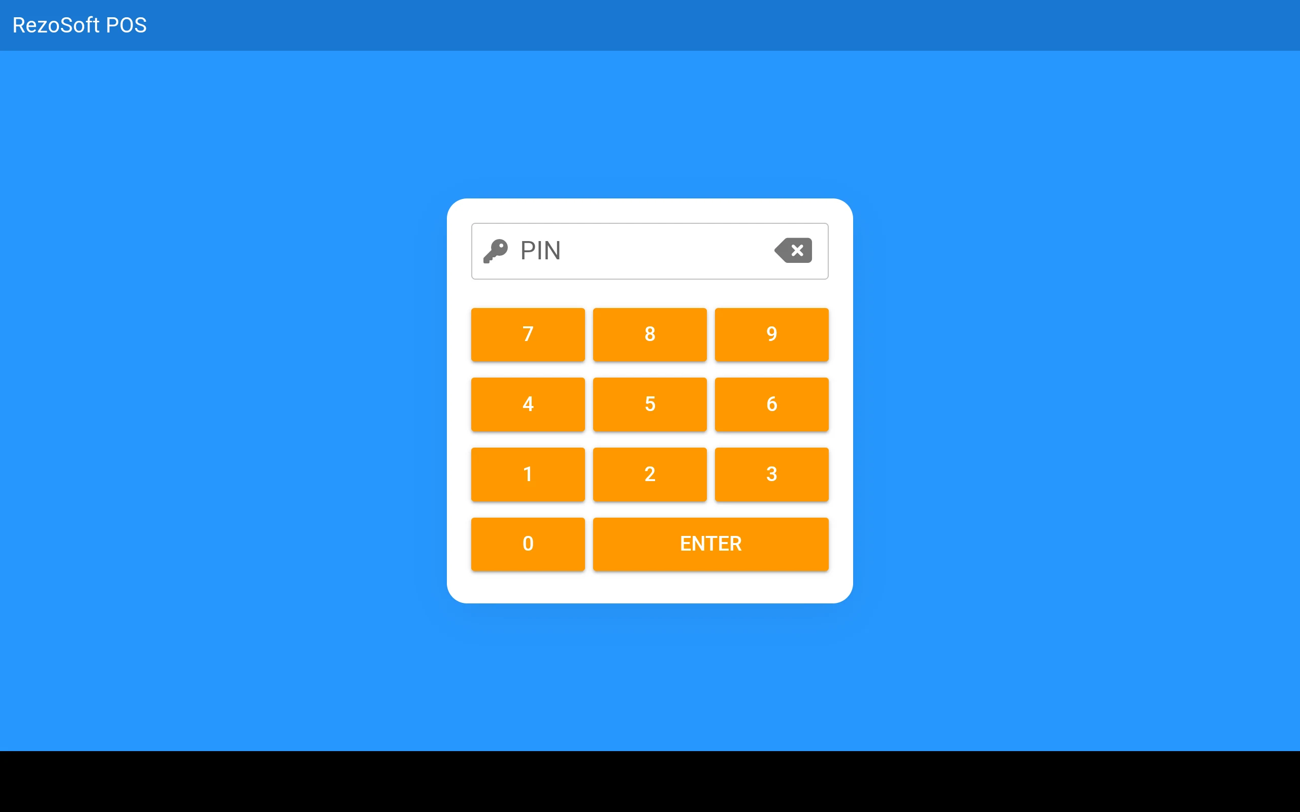 RezoSoft POS screenshot